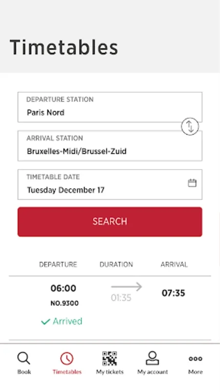 Thalys for Android - Streamline Your Rail Travel