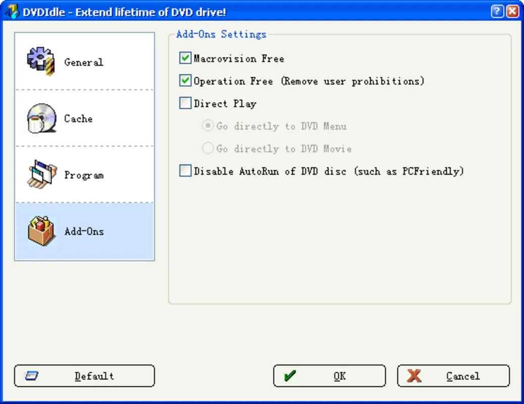 DVDIdle for Windows - Extend DVD Drive Lifespan