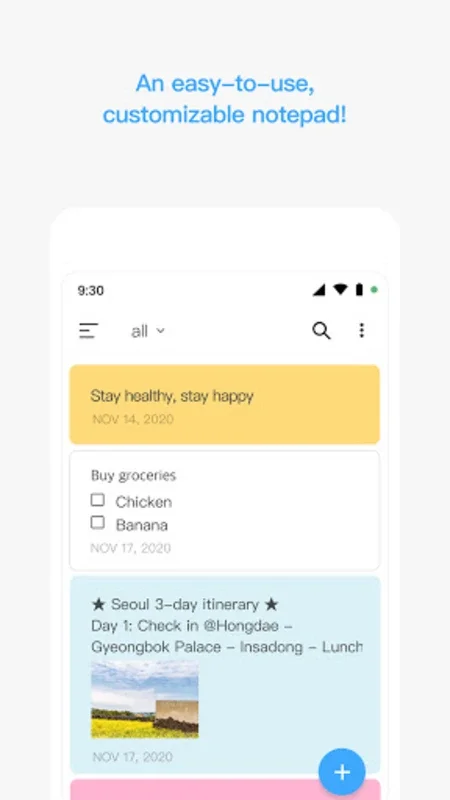 Memo Widget (to-dos&ideas) for Android - Customizable Memos