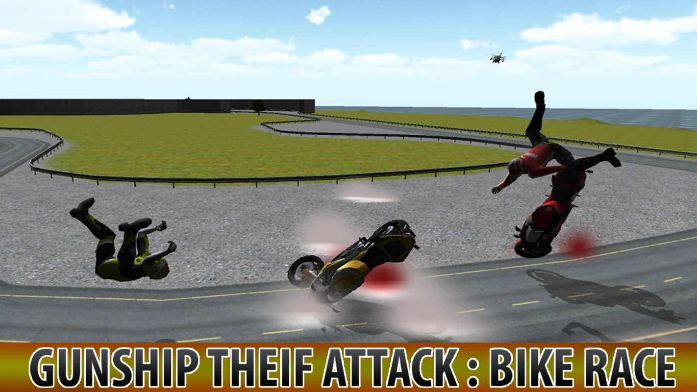 Gunship Thief Attack:Bike Race for Android - Thrilling Racing Experience