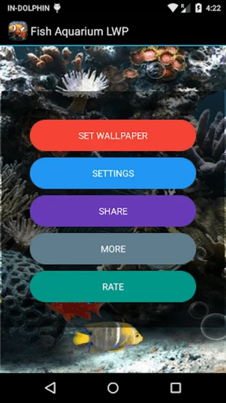 Fish Aquarium LWP for Android - Immersive Aquarium Experience