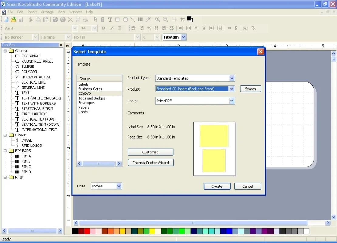 SmartCodeStudio for Windows - Create Labels Easily