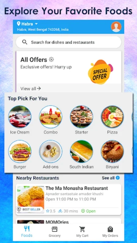 Bafets for Android - Delicious Cuisines, Easy Ordering