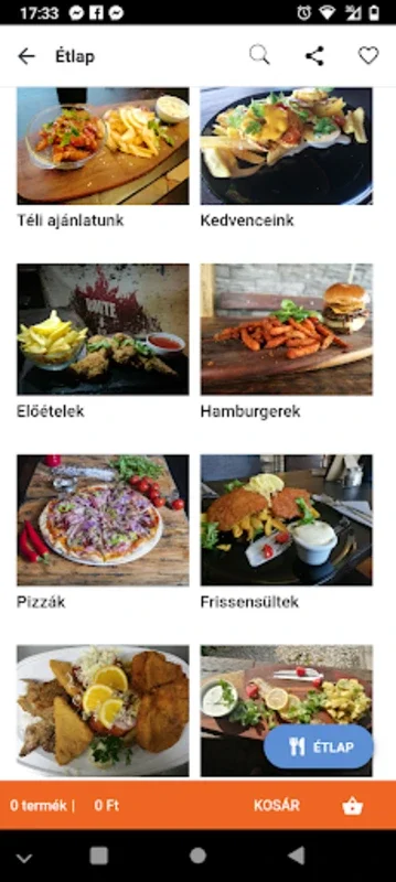 itthoneszek.hu for Android - Seamless Food Ordering