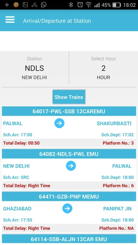 Indian Railway Enquiry for Android - Real-Time Train Info