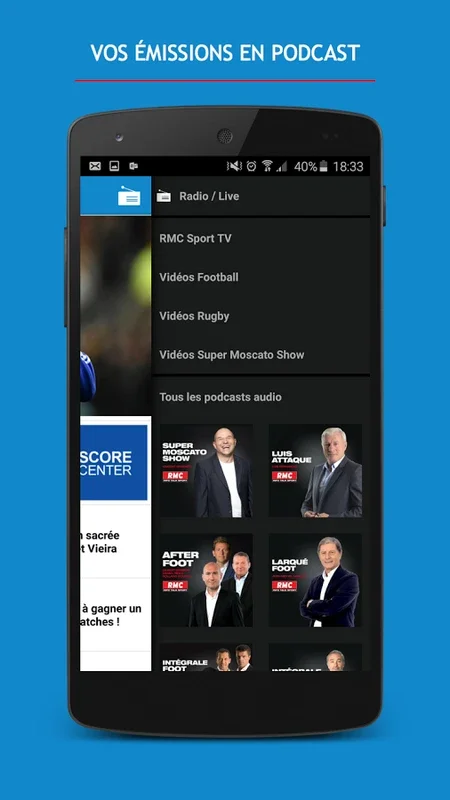 RMC Sport for Android - Comprehensive Sports Coverage