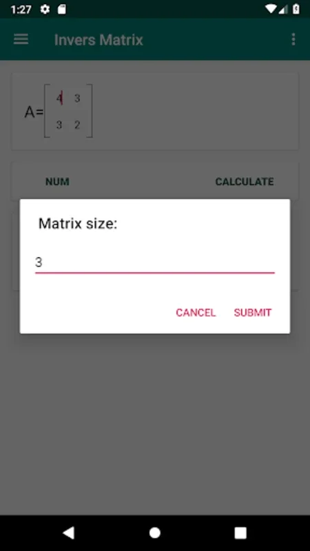 Invers Matrix for Android - No Downloading Required