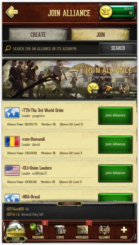 War and Peace for Android - Manage Resources in Civil War