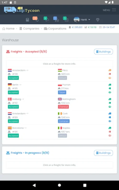 LogiTycoon - Transport Game for Android: Build Your Logistics Empire