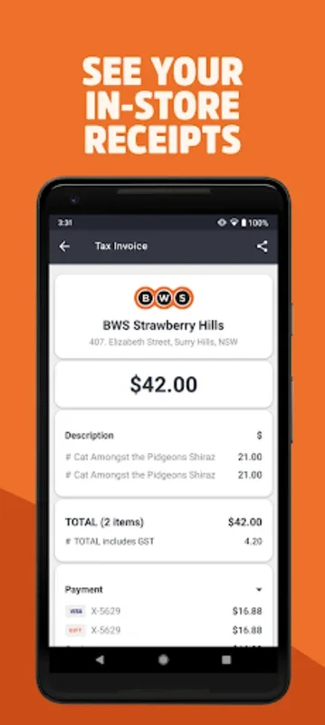 BWS for Android - Seamless Beverage Shopping App