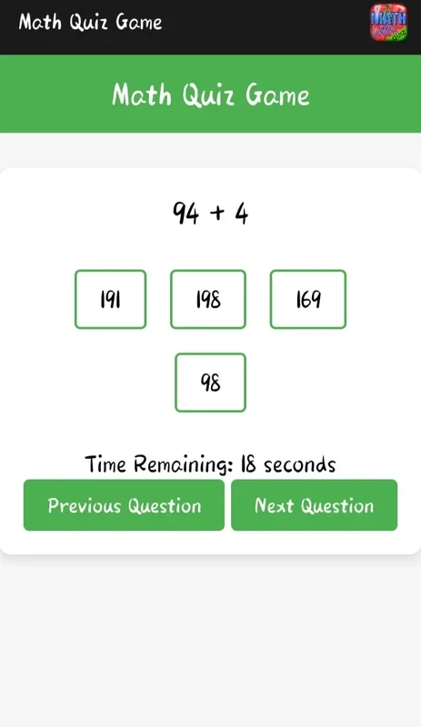 Math Quiz Game for Android - Download the APK from AppHuts
