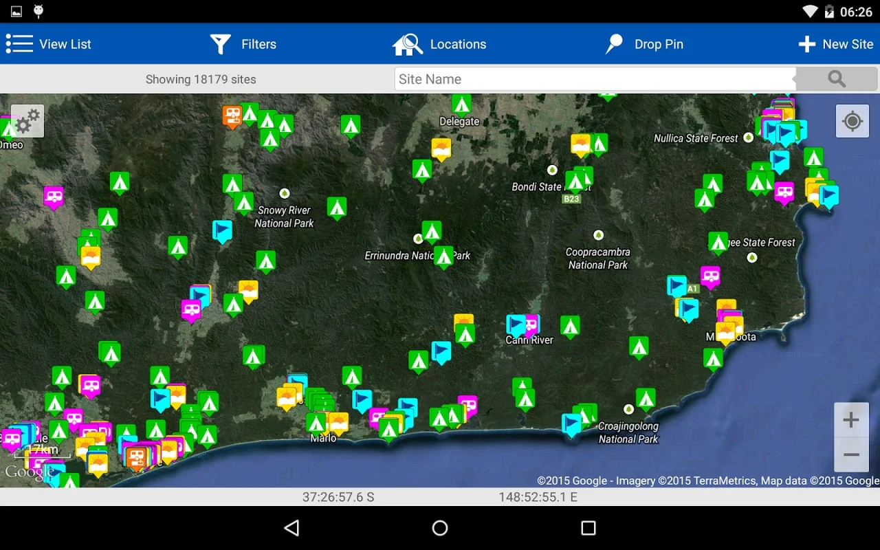 WikiCamps AU for Android - Discover 50,000+ Aussie Campsites