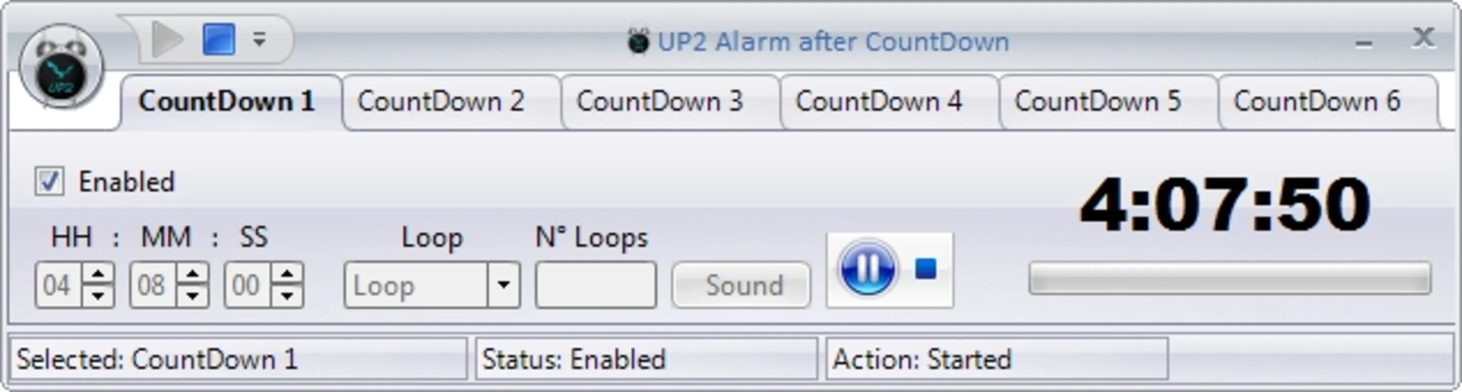 UP2 Alarm After Countdown for Windows - Free Download