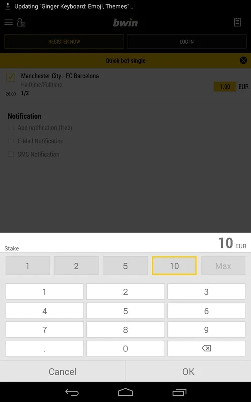 Bwin Sports for Android - Official Betting App