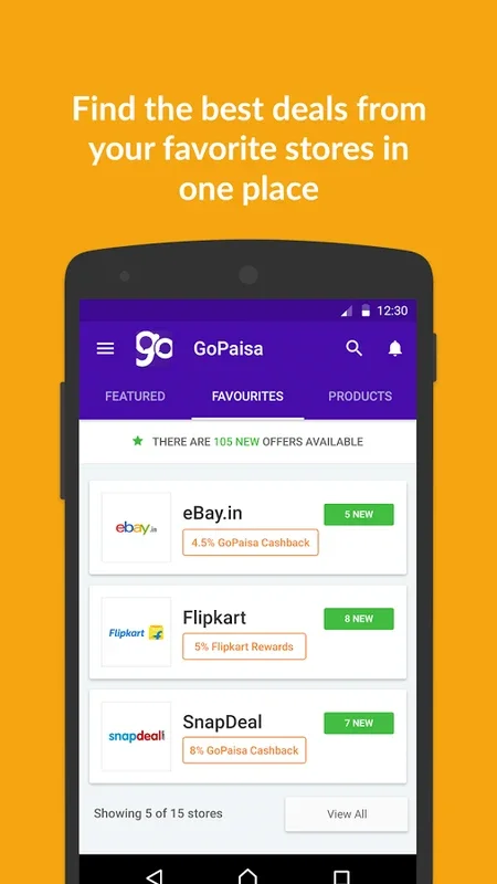 GoPaisa for Android - Unlock Huge Savings