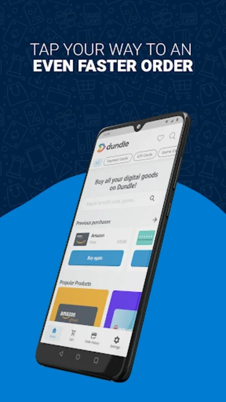 Dundle: Prepaid Cards & eGifts for Android - Manage Prepaid Cards & eGifts