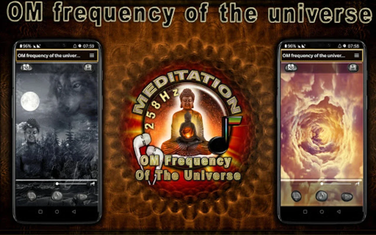 OM frequency of the universe 2 for Android - Transformative Meditation App