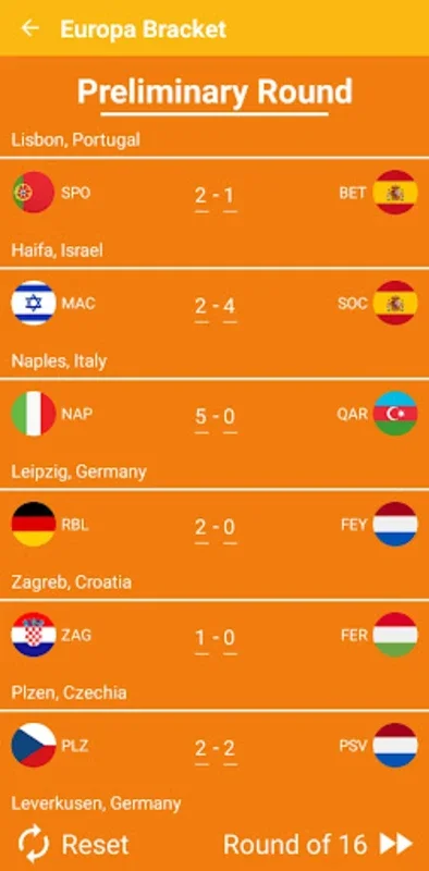 Europa Football Bracket 2023 for Android - Predict Football Outcomes