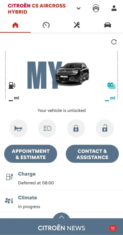 My Citroën for Android - Manage Your Car on the Go