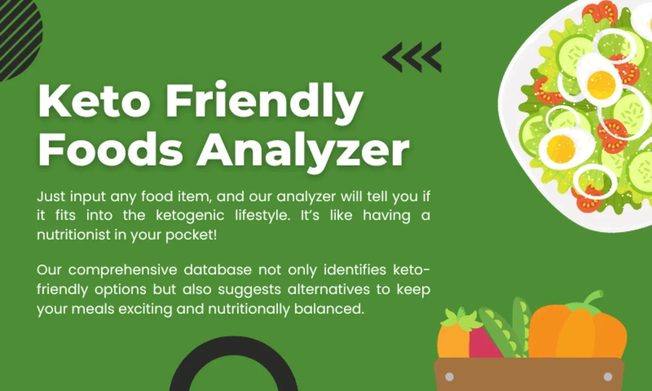 Keto Friendly Foods Analyzer for Android - Keto Diet Made Easy