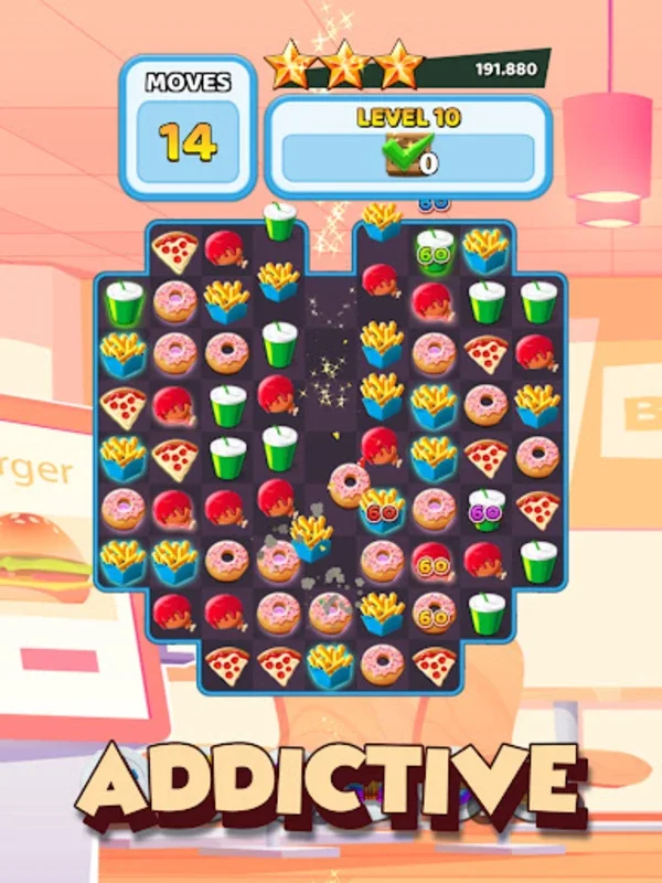 Crush The Burger Match 3 Game for Android - Engaging Puzzle Fun