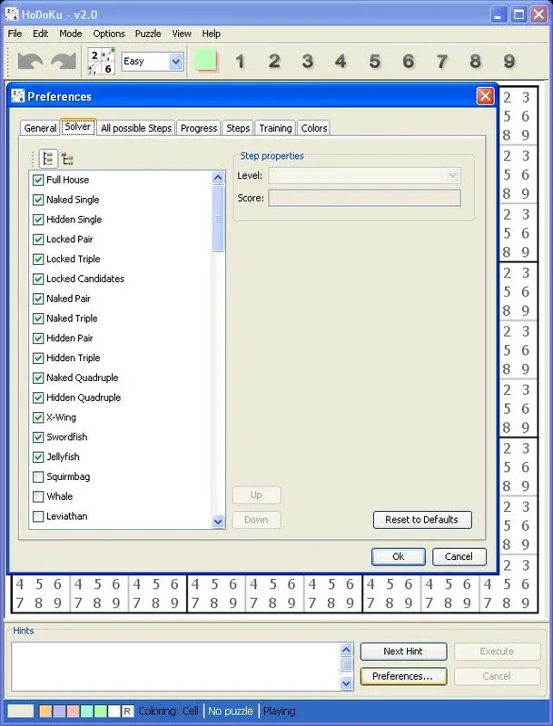 HoDoKu for Windows - Free Sudoku Game Download