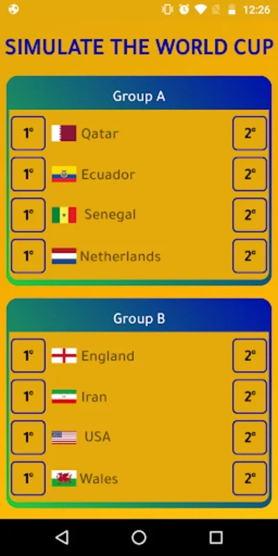 simulate the world cup for Android - Predict Soccer World Cup Outcomes