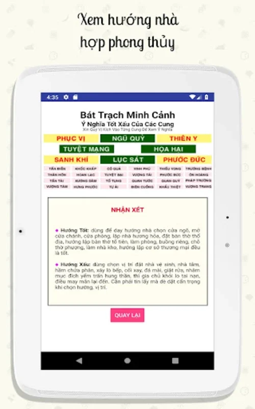 BÁT TRẠCH MINH CẢNH for Android: Optimize Spaces for Prosperity