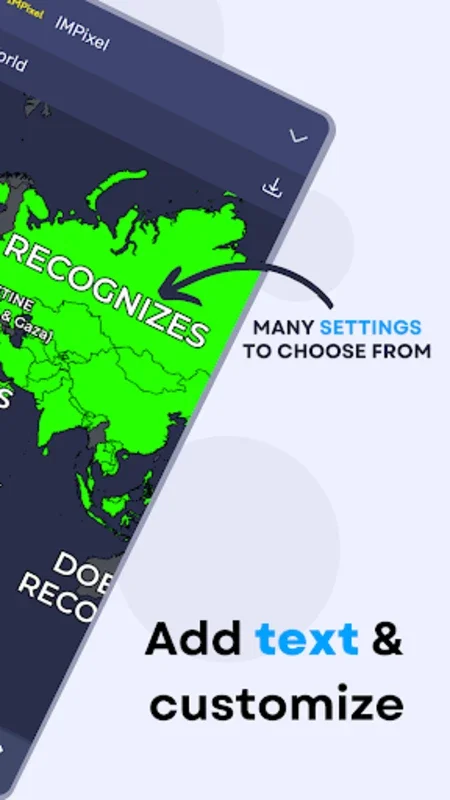 Periphern: Easy Map Charts for Android - No Downloading Needed