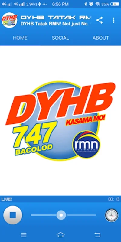 DYHB TATAK RMN 747Khz for Android: Stream Radio Mindanao