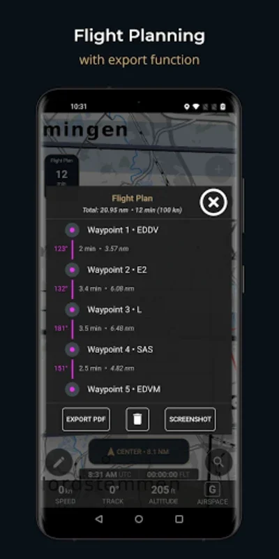 SkyMap 2020 for Android - Offline Aviation Map