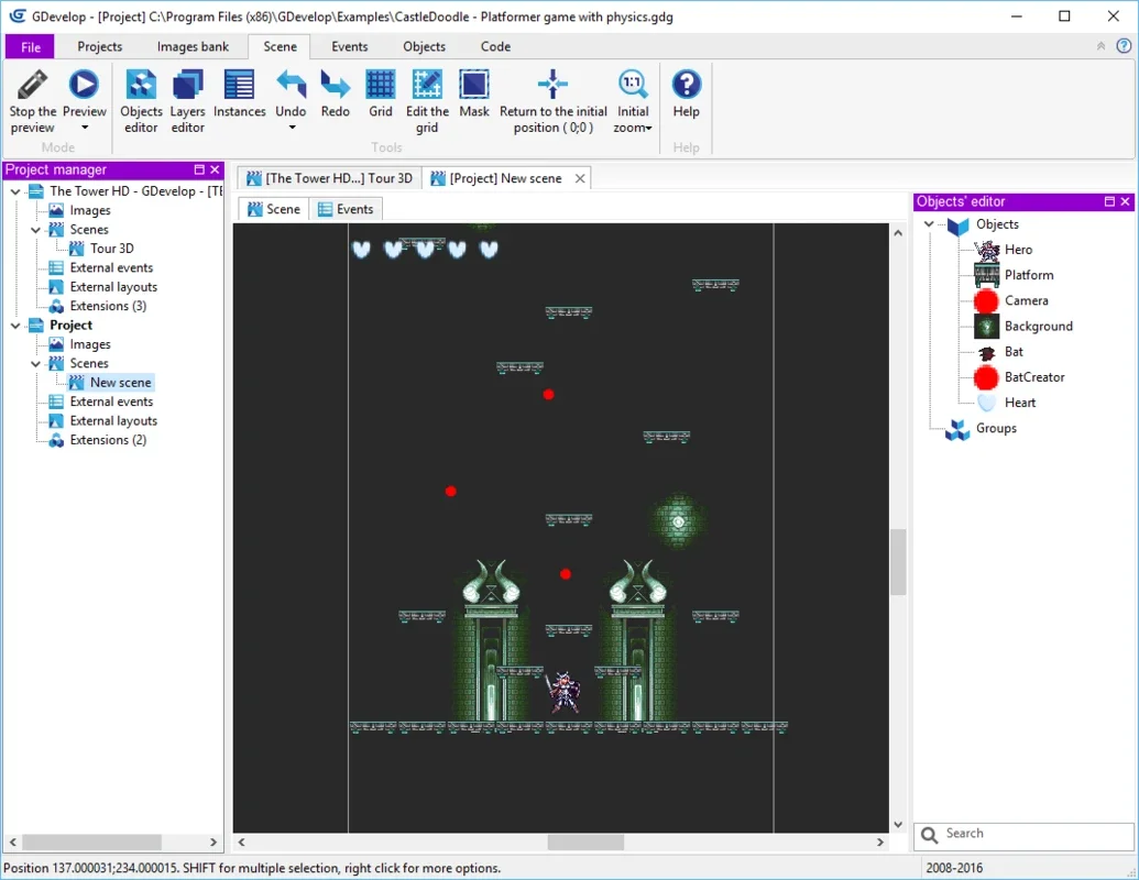 GDevelop for Windows - Create Games Freely