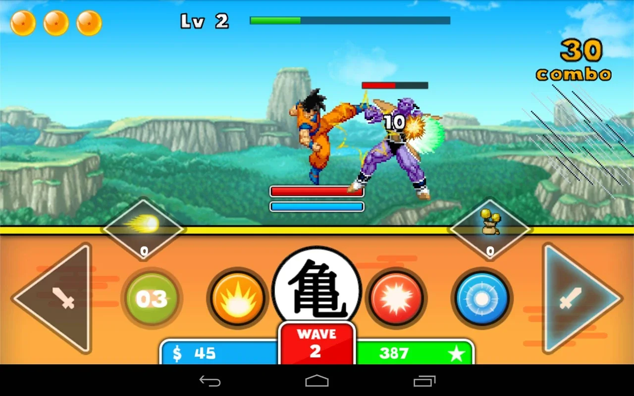 Goku Saiyan Warrior for Android - Engaging 2D Action