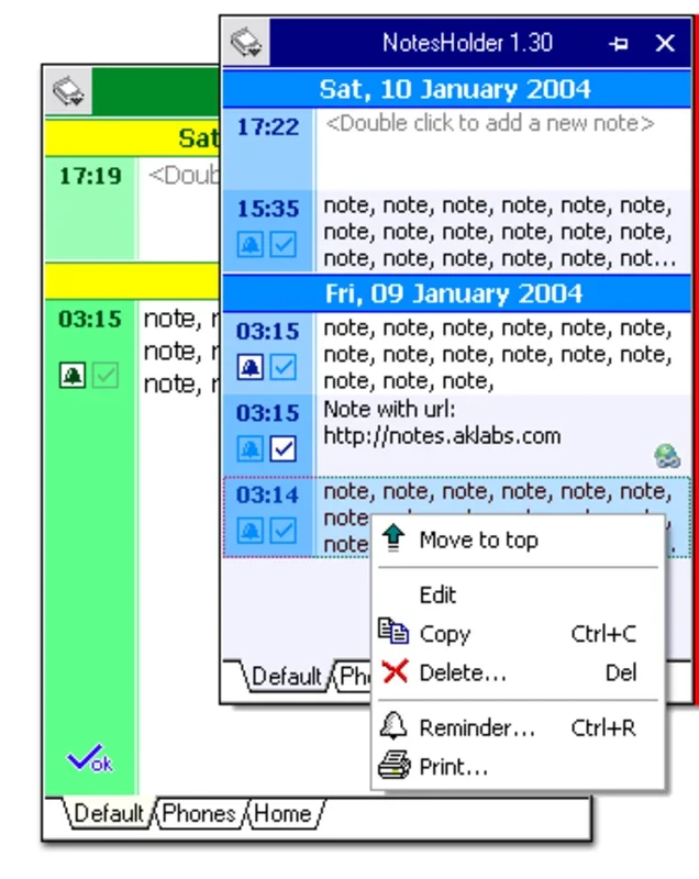 NotesHolder for Windows: Quick Note - Taking at Your Fingertips