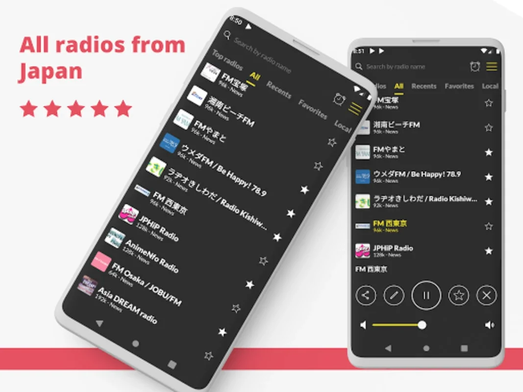 Radio Japan FM online for Android - Rich Broadcasting Experience