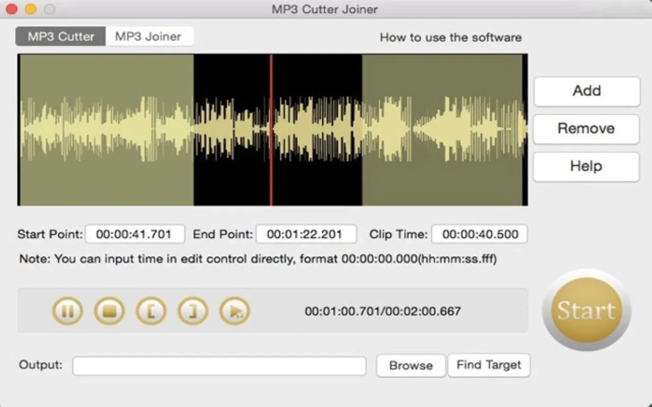 MP3 Cutter Joiner for Mac - Simplify Audio Editing