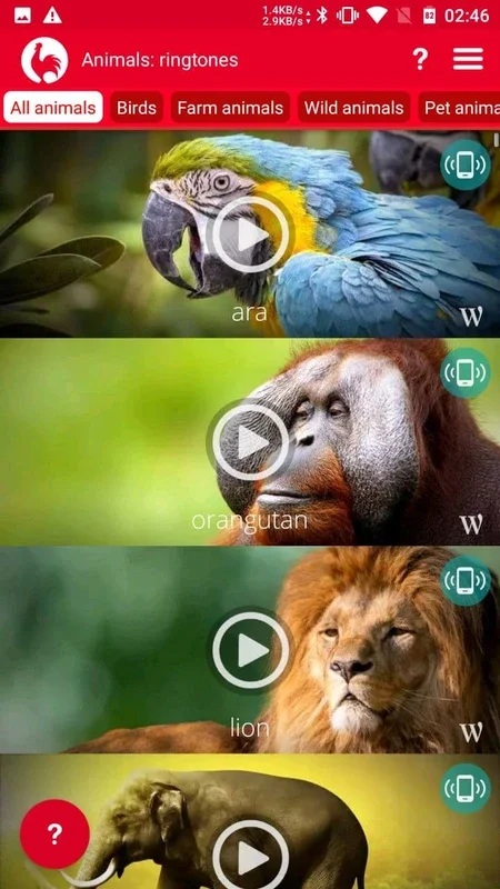 Animals: Ringtones for Android - Unique Animal Sounds for Your Device