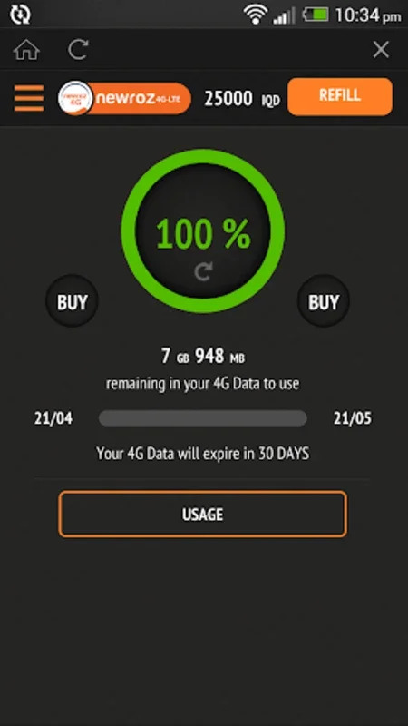 Newroz 4G for Android - Manage 4G Data Easily