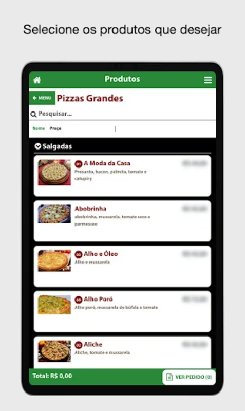 Saputi Pizzas for Android - Effortless Pizza Ordering