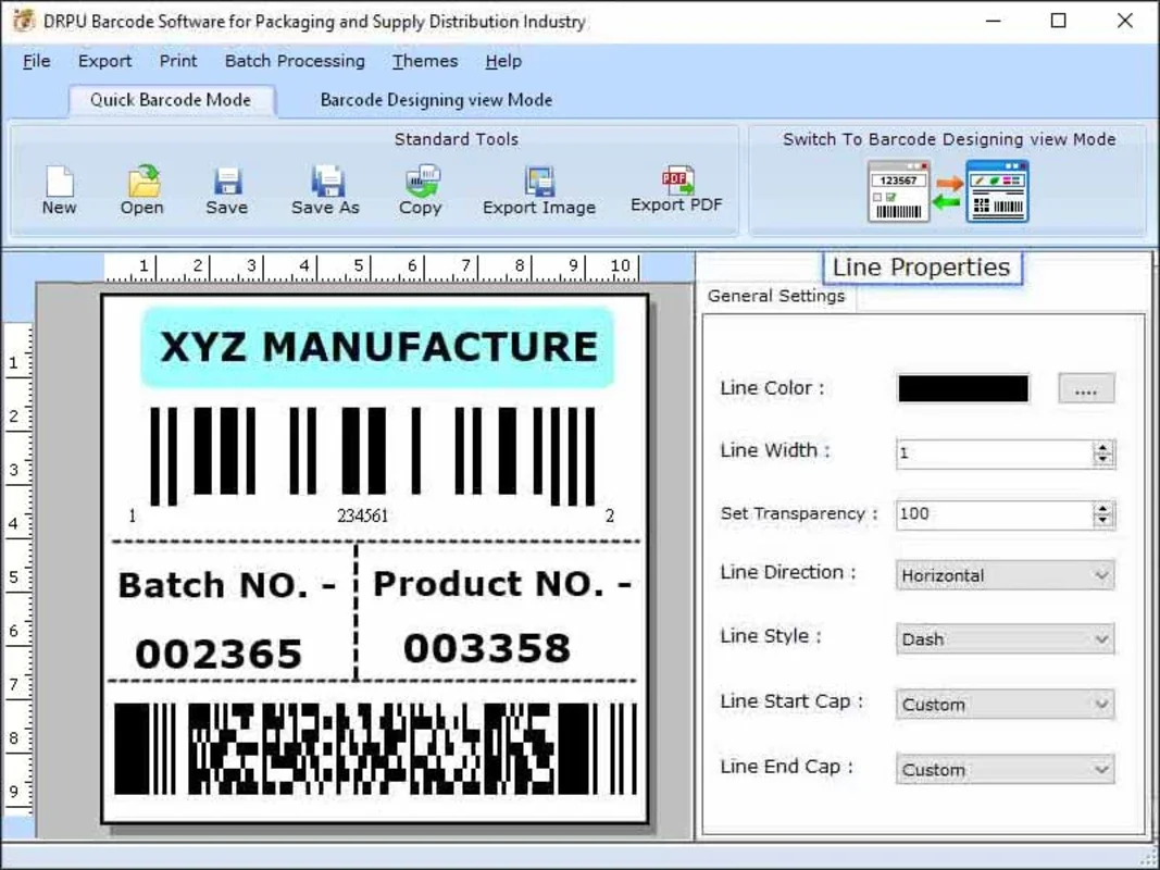 Supply and Packaging Barcode Label Tool for Windows - Efficient Labeling Solution