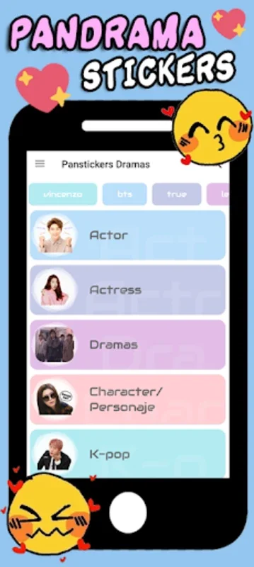 Panstickers Dramas - WASticker for Android: Enhance Chats