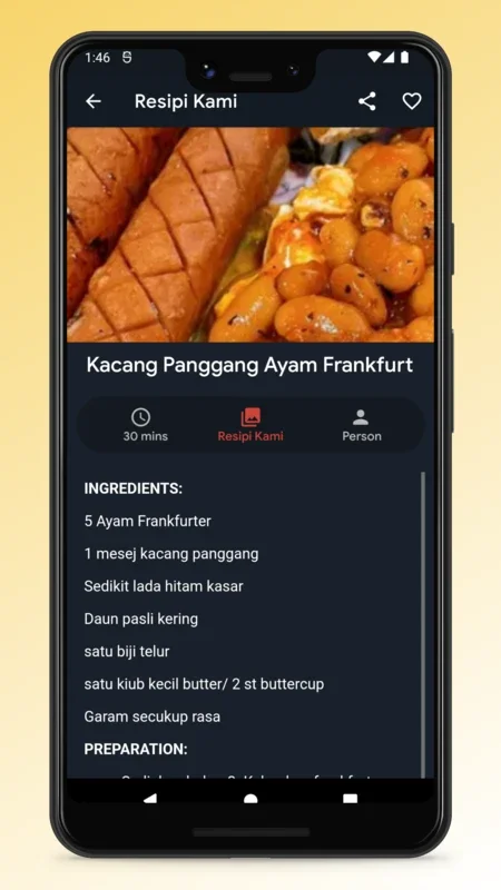 Malaysian Food Recipe App for Android - Culinary Delight