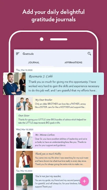 Gratitude for Android - Enhance Mindfulness with Daily Affirmations