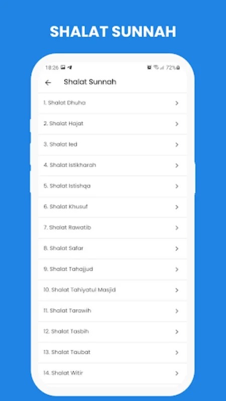 Tuntunan Sholat Lengkap for Android - Comprehensive Prayer Guide