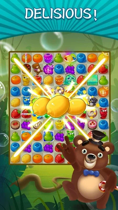 Sweet Fruit Candy for Android - Engaging Match-3 Fun