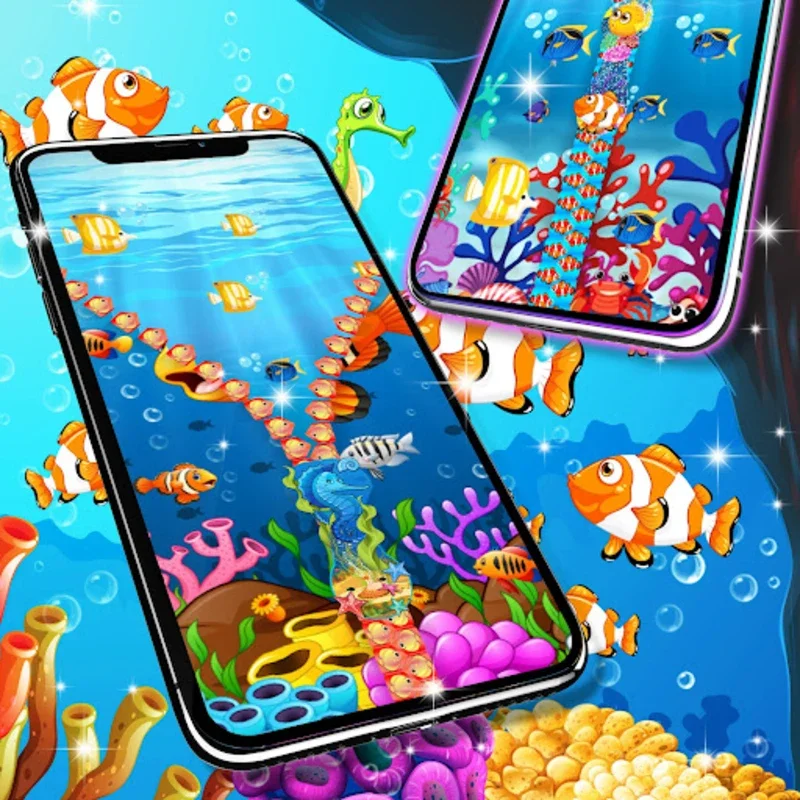 Fish Zipper Lock Screen for Android: Ocean - themed Customization