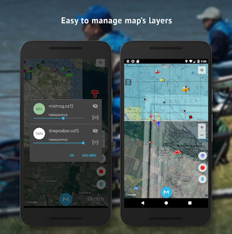 Fisherman Navigator for Android - Unbeatable Outdoor Navigation