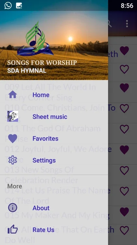 SONGS FOR WORSHIP, SDA HYMNAL for Android - Spiritual Hymns App