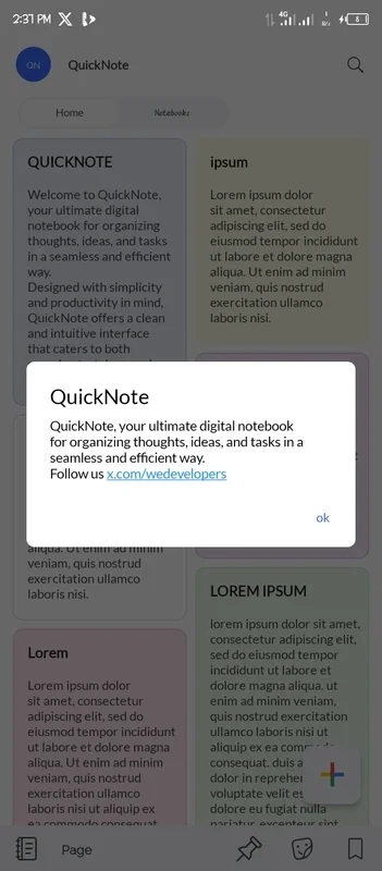 QuickNote for Android - A Powerful Digital Notebook