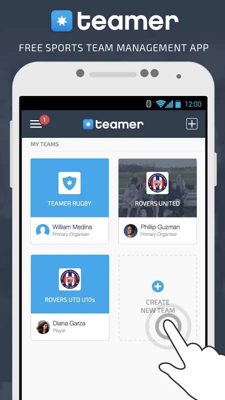 Teamer for Android - Manage Sports Teams on the Go